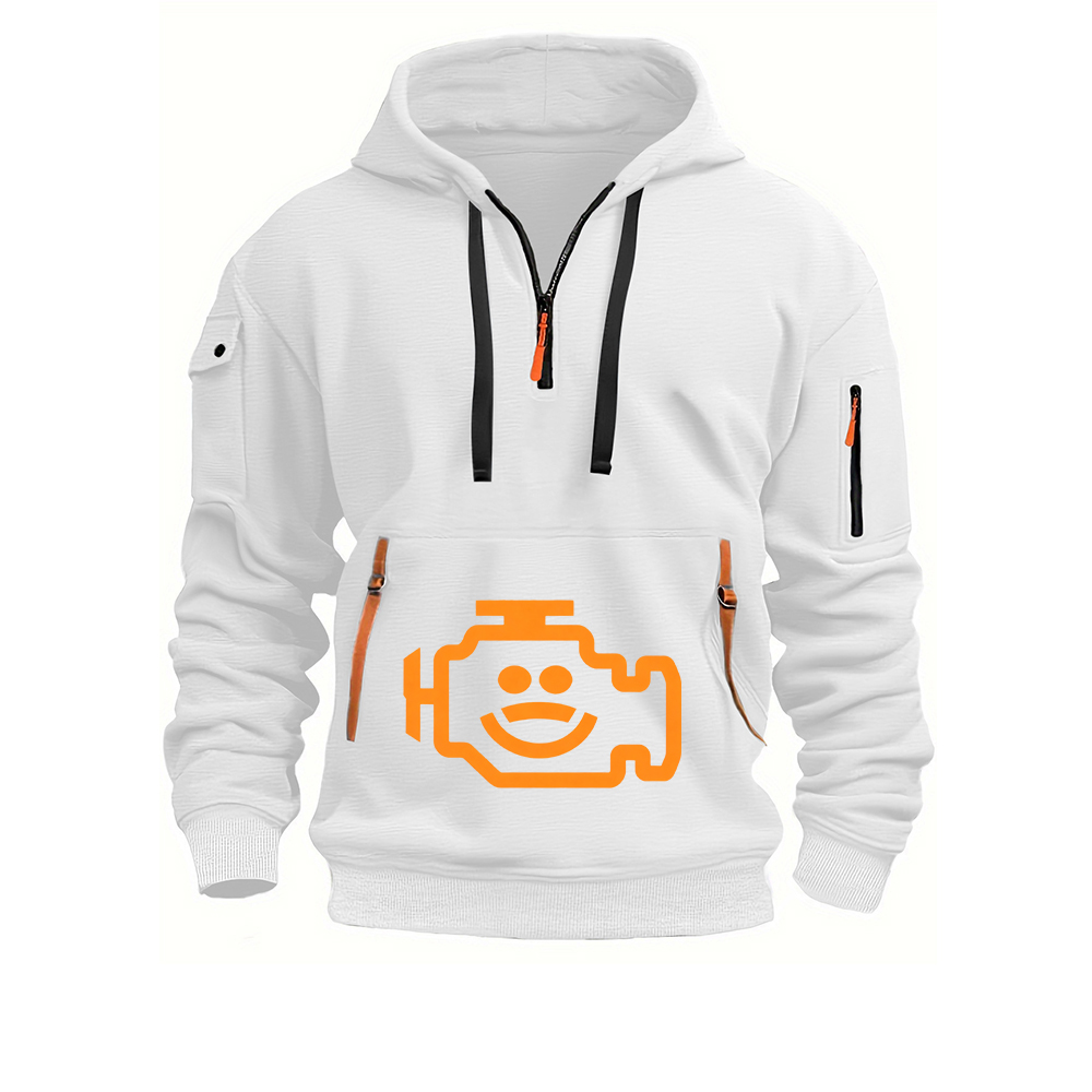 Auto Repair Shop Logo - Bluza męska premium z nadrukiem śmiesznego