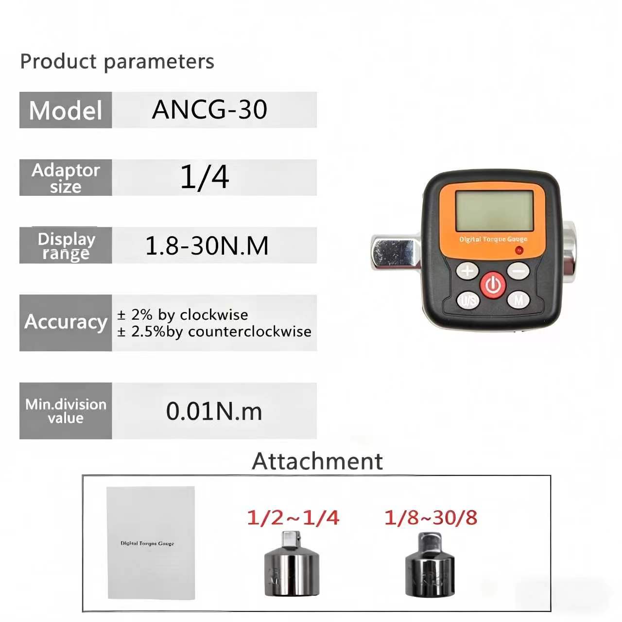 Adaptery do klucza dynamometry – Torque Wrench Digital recenzja i cena