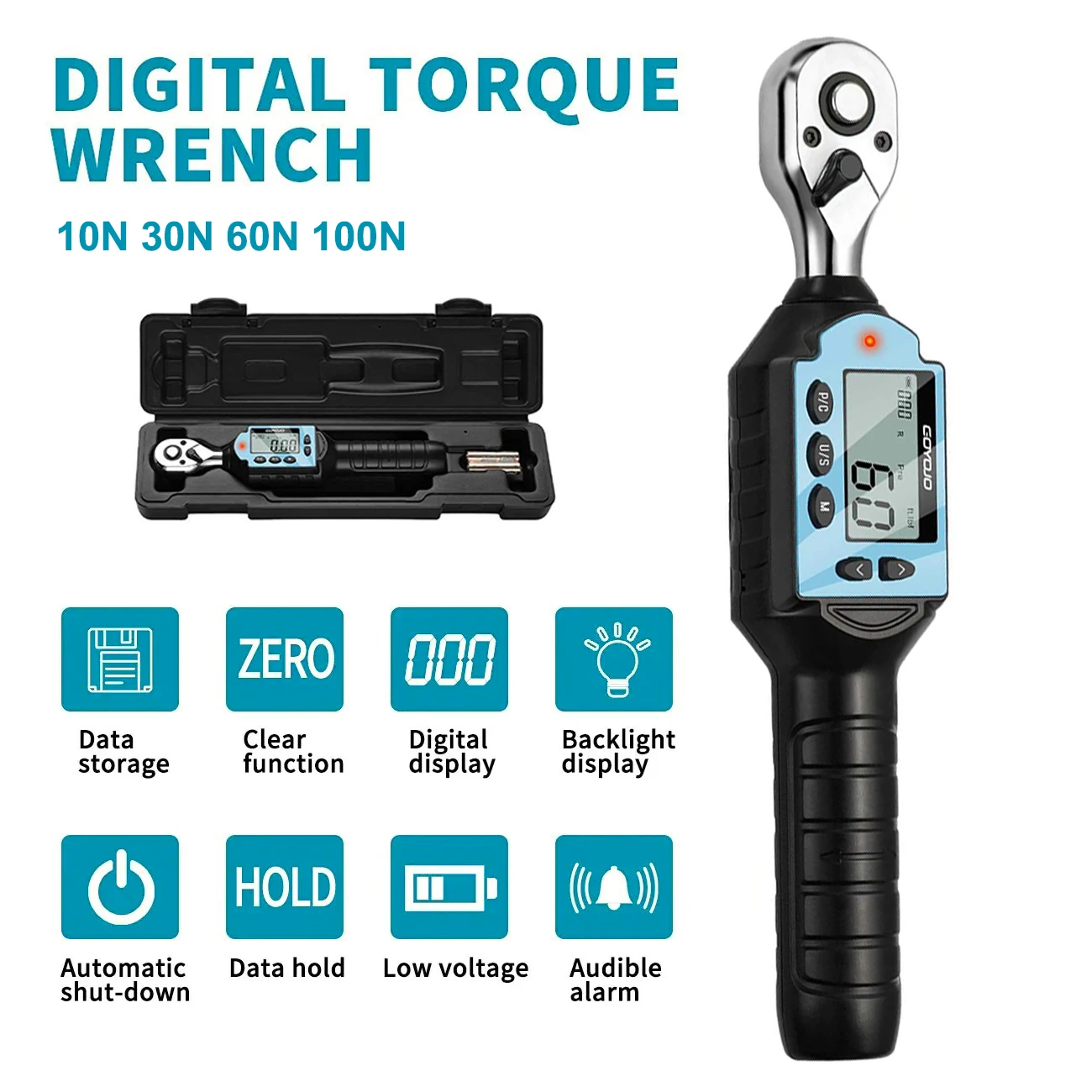 1/2 3/8 1/4 cyfrowy klucz dyna – Torque Wrench Digital recenzja i cena