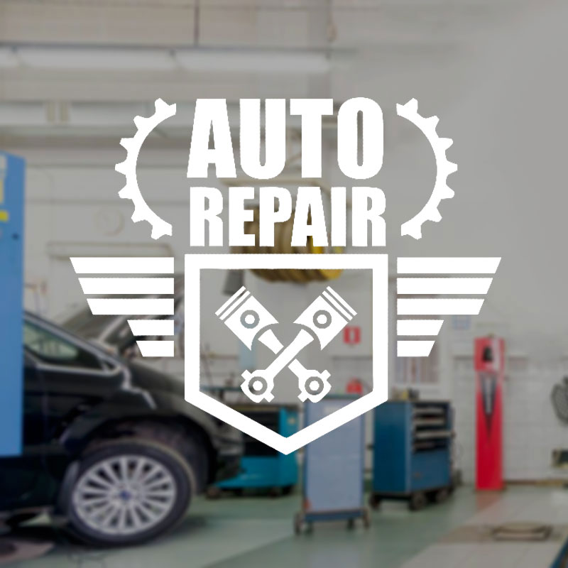 Naklejka ścienna z logo warszt – Auto Repair Shop Logo recenzja i cena